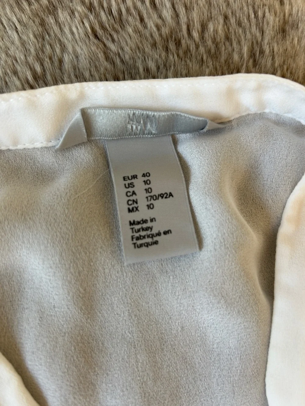 H&M White Wrap-Front Long Sleeve Blouse - Picture 2 of 10